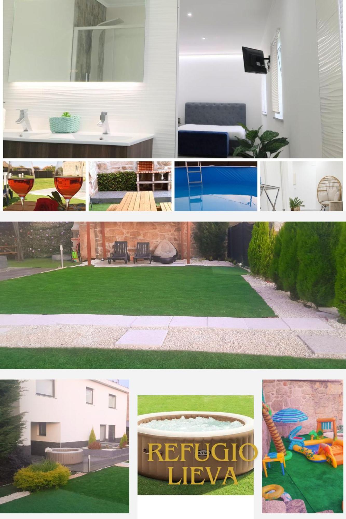 Casa Incrivel Refugio Lieva ,Piscina , Jacuzzi Exterior E Zona Kids Apartment Nelas Exterior photo